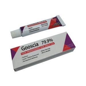 Crème Anesthésiante Gooscia 10g – Soulagement Rapide pour Tatouage et Dermaroller – 79.9% Efficace