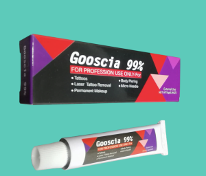 Crème Anesthésiante Gooscia 10g - Soulagement Rapide pour Tatouage et Dermaroller - 99% Efficace