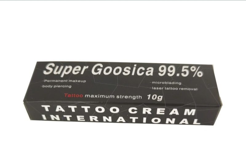 Crème Anesthésique Super Gooscia 10g - Soulagement Rapide pour Tatouage et Dermaroller - 99.5% Efficace