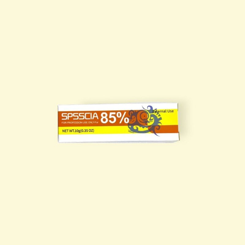 1 Crème Anesthésiante Rapide SPSCIA Jaune 10g 85% pour Tatouage & Dermaroller – Image 2