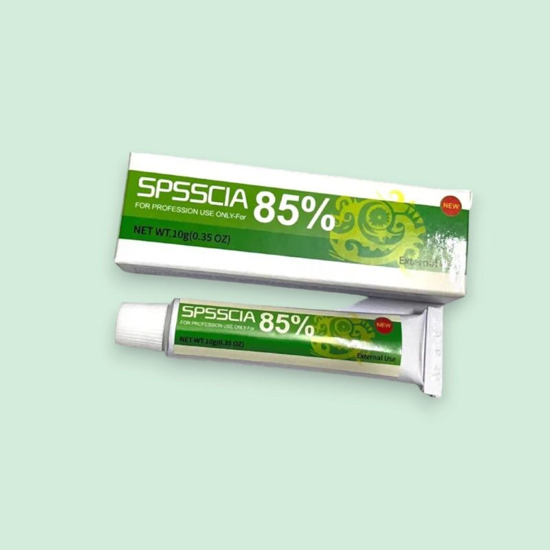 1 Crème Anesthésiante Rapide SPSCIA 10g 85% pour Tatouage & Dermaroller