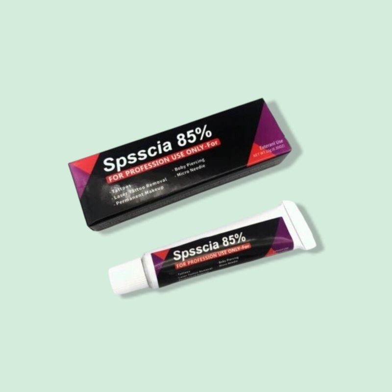 1 Crème Anesthésique Spsscia 10g 85% rapide pour tatouage et dermaroller – Image 3