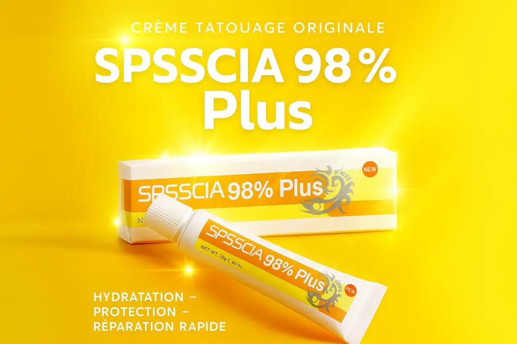 Crème Tatouage Originale 98% SPSSCIA Jaune 10g Crème Tatouage Originale 98% SPSSCIA Jaune 10g