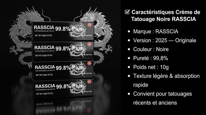 Crème de Tatouage Noire RASSCIA 99.8% — — 10g – Image 2